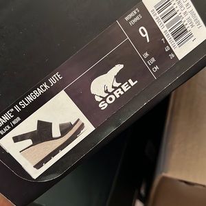 Size 9 Sorel Joanie ll Slingback Jute